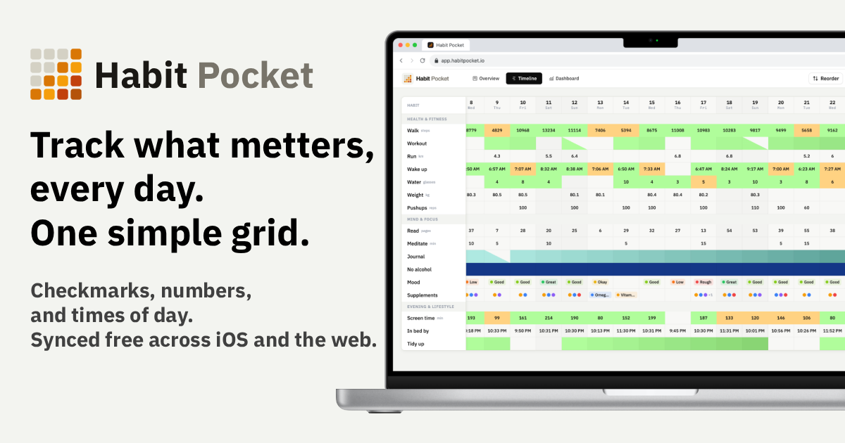 Show HN: Added MCP and conditional styling into my habit/metrics tracking app